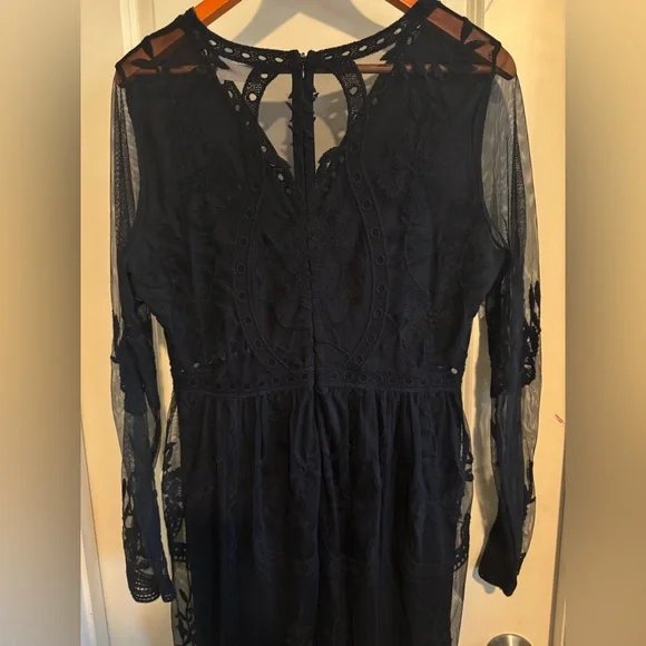 Altar’d State Black Lace Dress NWOT Size Large - Picture 5 of 10